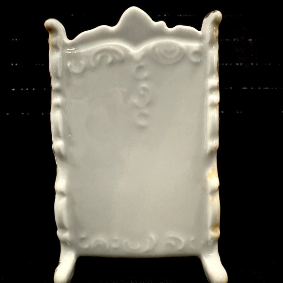Vintage Porcelain Card Holder - Picture 2 of 4